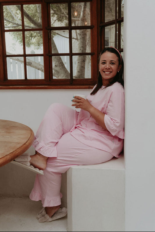 Autumn Pajammer Matching Set - Frilled