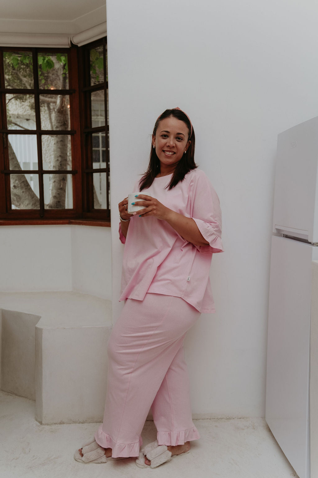 Autumn Pajammer Matching Set - Frilled