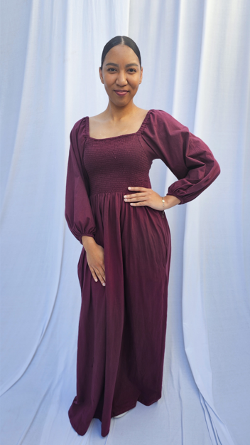 The Cottage Dress - Maxi Length - 100% Cotton