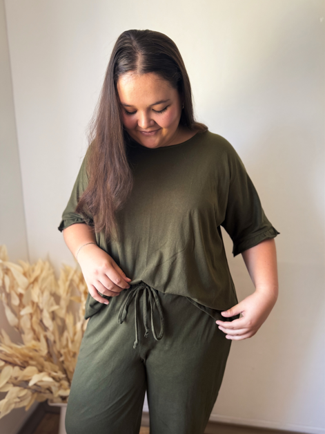 Autumn Pajammer Matching Set - Frilled