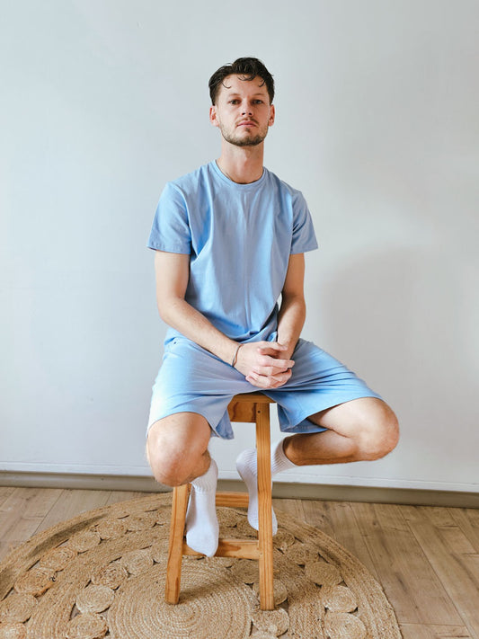 Men's Matching Summer Pajammer Set