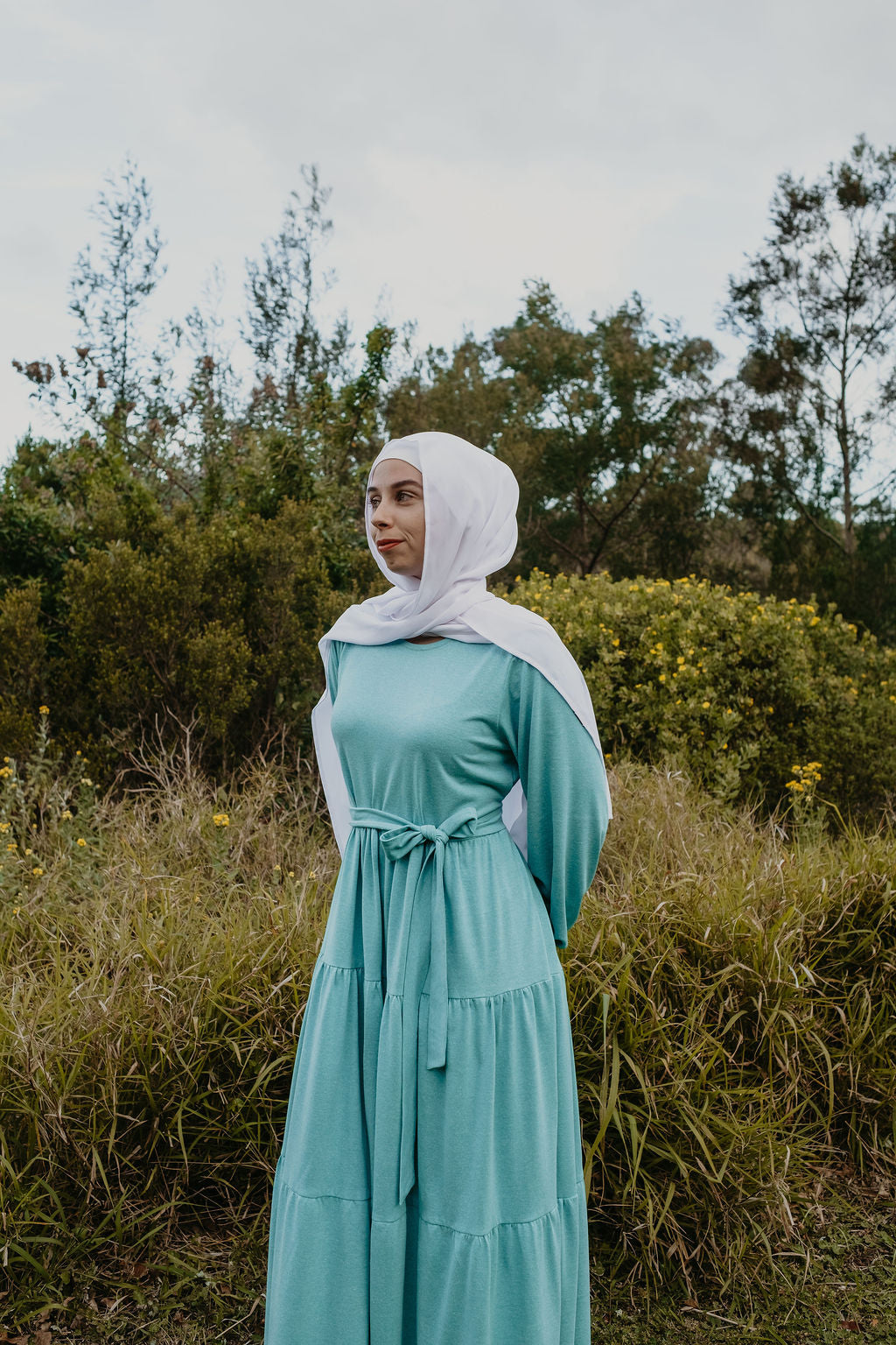 Staggered Tiered Maxi Dress