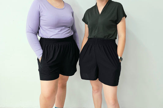 Black Shorts - Recycled Plastic