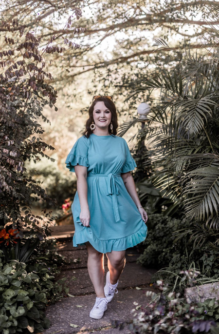 Frilled T-shirt Dress - Recycled Plastic
