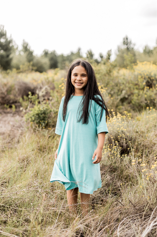 Kid's T-shirt Dress - Recycled Plastic
